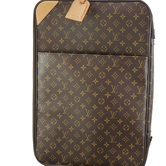 Authentic LOUIS VUITTON Pegase 55 Monogram Canvas Travel Rolling Suitcase #49017 - Picture 1 of 9